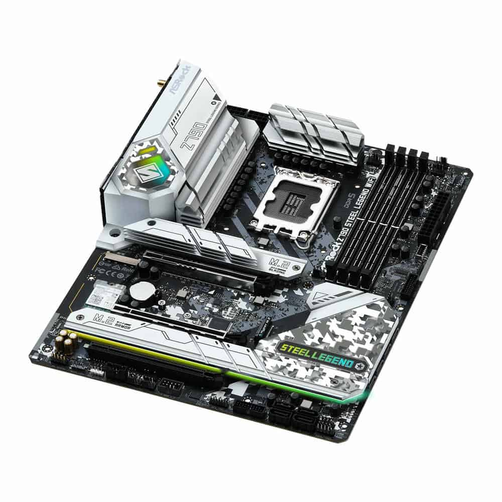 (image for) ASRock Intel Z790 Steel Legend WiFi PCIe 5.0 DDR5 Refurbished ATX Motherboard